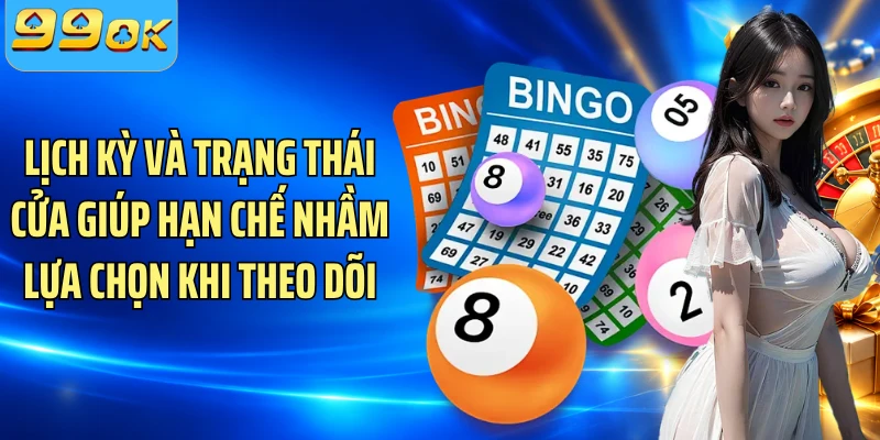 Lịch kỳ và trạng thái cửa giúp hạn chế nhầm lựa chọn khi theo dõi