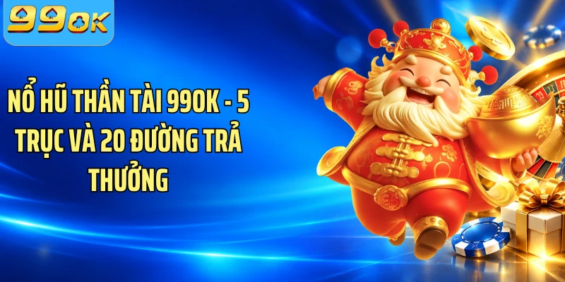 Nổ Hũ Thần Tài 99OK - 5 Trục Và 20 Đường Trả Thưởng