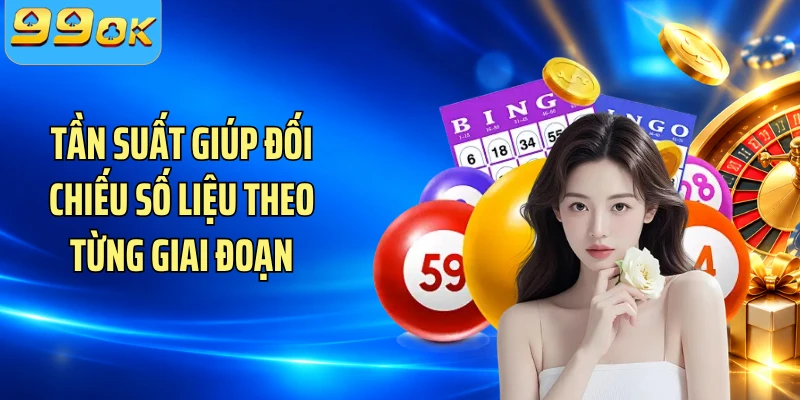 Tần suất giúp đối chiếu số liệu theo từng giai đoạn
